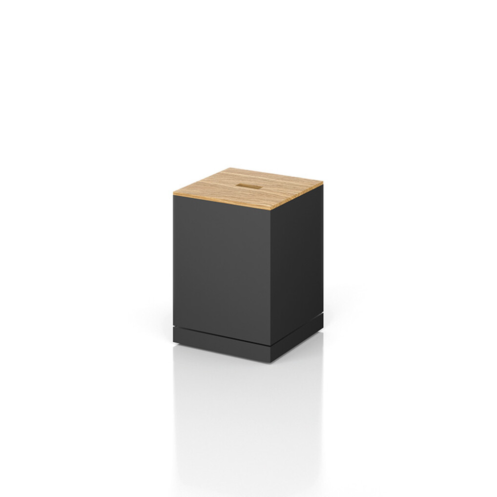 Box con coperchio in legno (45,5/33/33 cm)